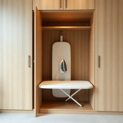 Deska do prasowania w szafie