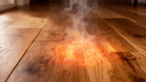 deska drewniana na ogrzewanie podłogowe