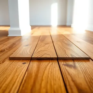 Deską podłogowa lita montaż