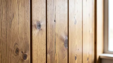 deska podłogowa na ścianę