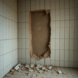 dlaczego płytki odpadają ze ściany