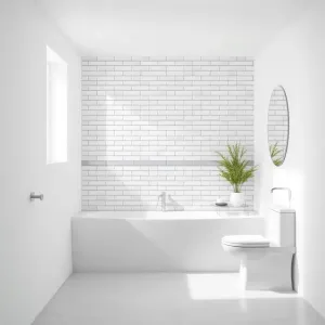 Do jakiej wysokości płytki w łazience