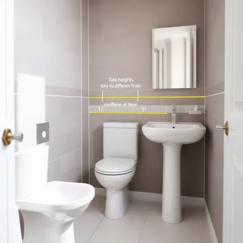 Do jakiej wysokości płytki w wc