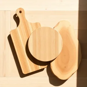 Drewniane deski do krojenia zestaw