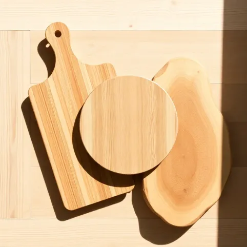 Drewniane deski do krojenia zestaw