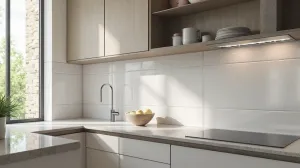 Duże płytki do kuchni na ścianę