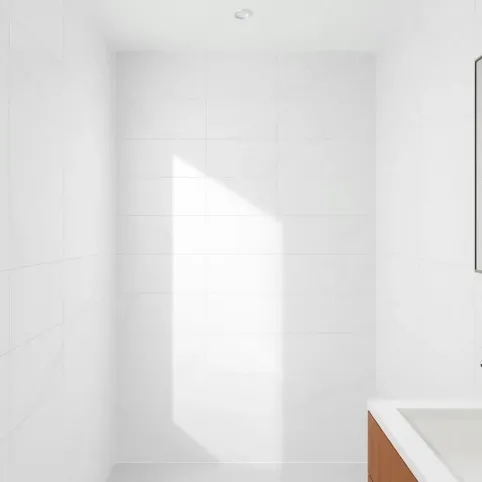 Duże płytki do łazienki na ścianę