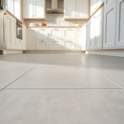 Duże płytki podłogowe do kuchni