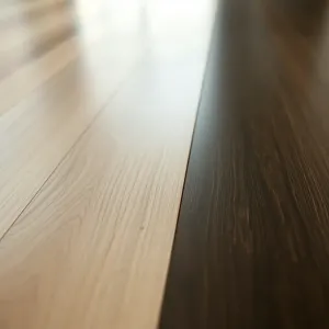 Dwa kolory paneli na podłodze