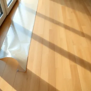 Folia pod panele na podłodze drewnianej