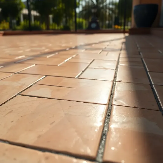 Folia w płynie na zewnątrz na płytki