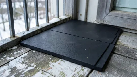 gumowe płytki na balkon