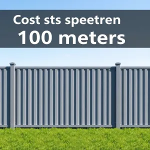 Ile kosztuje 100 m ogrodzenia panelowego