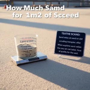 Ile Piasku Na 1M2 Wylewki