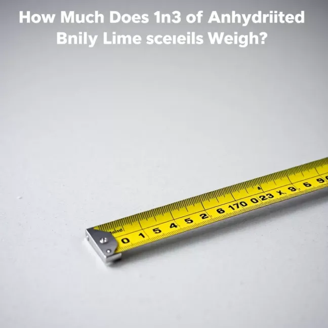 Ile Waży M3 Wylewki Anhydrytowej