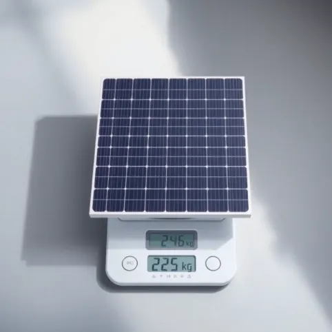 Ile waży panel fotowoltaiczny