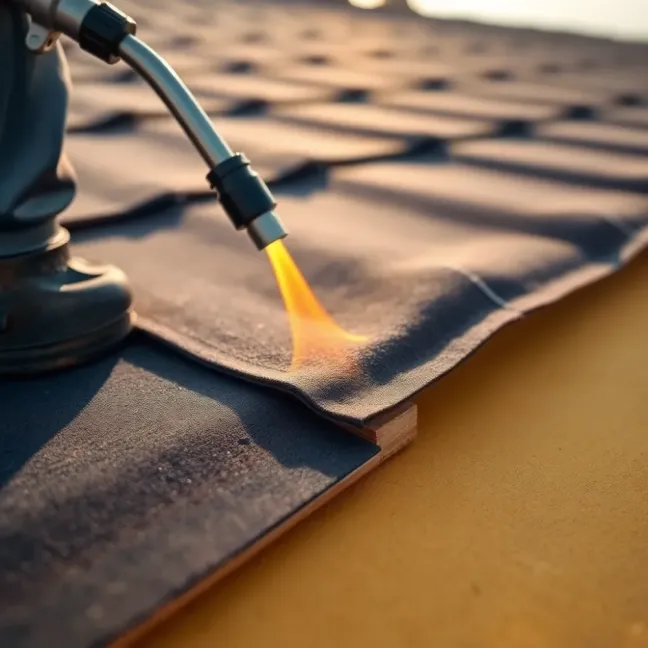 Jak kłaść papę termozgrzewalną na deski