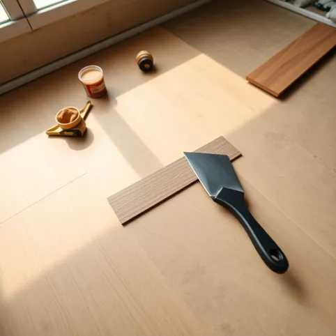 jak kleić podłogę drewnianą