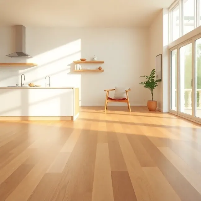 Jak połączyć podłogę w kuchni z salonem