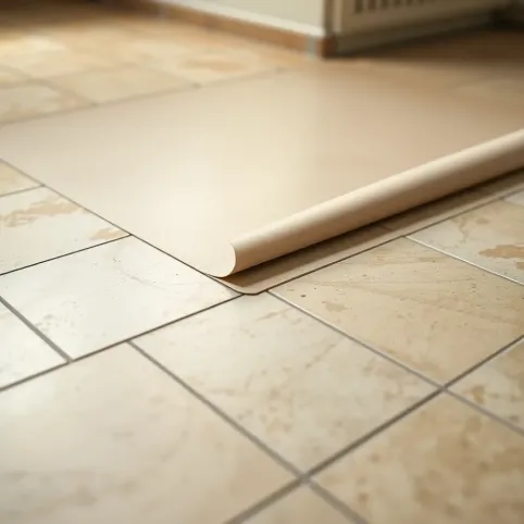 Jak położyć linoleum na płytki