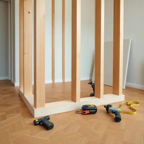 Jak postawić ściankę działową na parkiecie