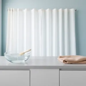 jak prać firany panele