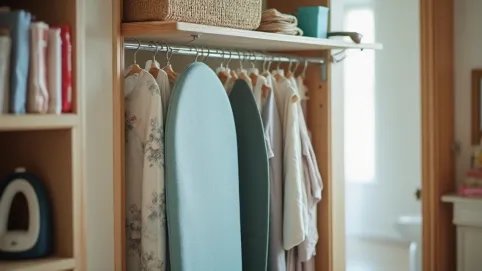 jak przechowywać deskę do prasowania