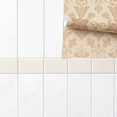 Jak przykleić tapetę na płytki ceramiczne