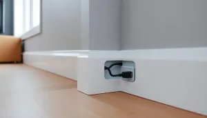 Jak schować kable w listwie przypodłogowej