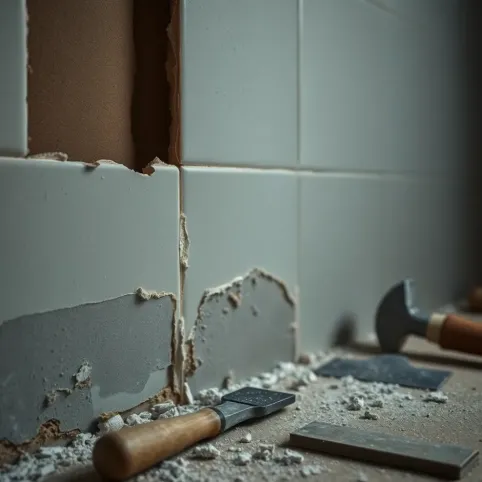 Jak skuć płytki ze ściany