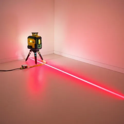 Jak sprawdzić poziom podłogi laserem