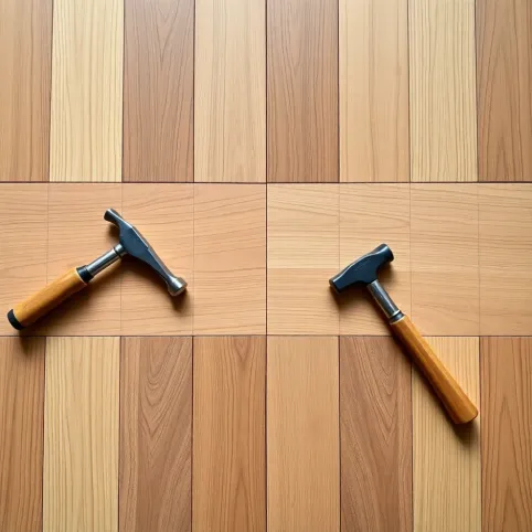 jak układać panele podłogowe v fugą