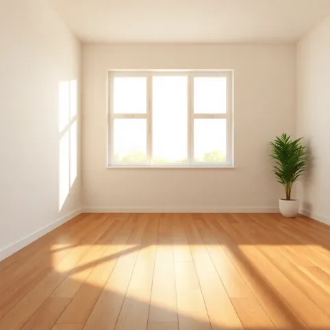 Jak układać panele podłogowe względem okna