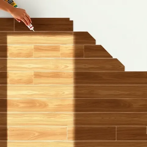 Jak układać płytki drewnopodobne na ścianie