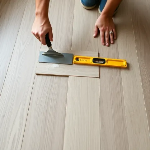 Jak układać płytki podłogowe drewnopodobne