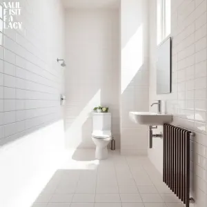 Jak ułożyć płytki w wąskiej łazience