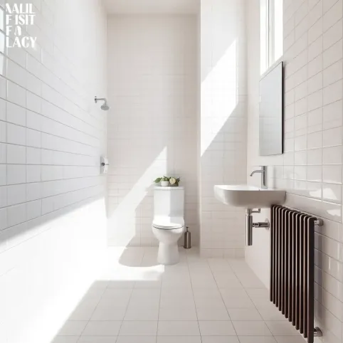 Jak ułożyć płytki w wąskiej łazience