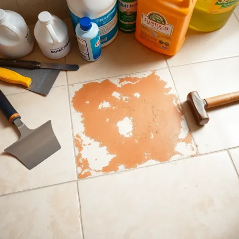 Jak usunąć klej po płytkach z podłogi