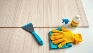 Jak usunąć klej z paneli winylowych