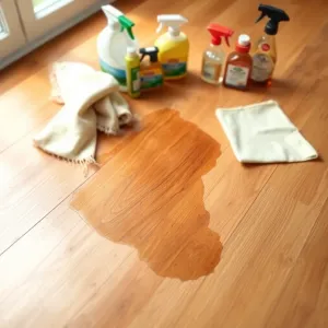 Jak usunąć plamy z podłogi drewnianej