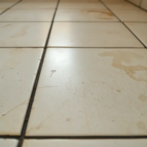 Jak usunąć przebarwienia na płytkach