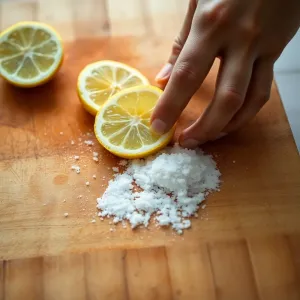 Jak usunąć przebarwienia z deski do krojenia