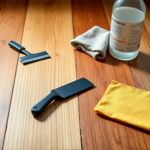 Jak usunąć wosk z podłogi drewnianej