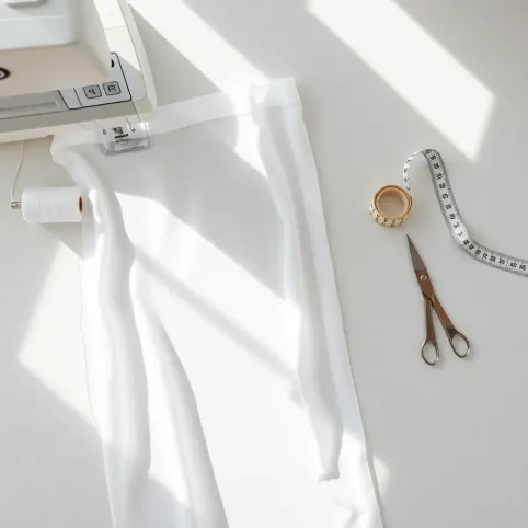 Jak uszyć panel z firanki