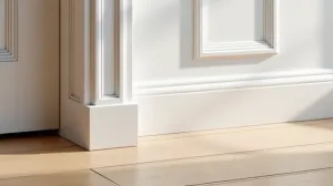 Jak wykończyć panele przy futrynie