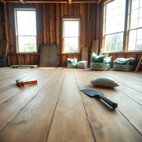 Jak wyrównać podłogę z desek