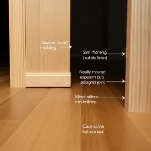 Jak zakończyć panele przy drzwiach