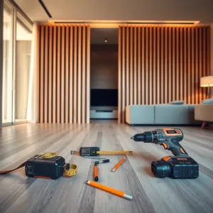 Jak zamontować lamele od podłogi do sufitu