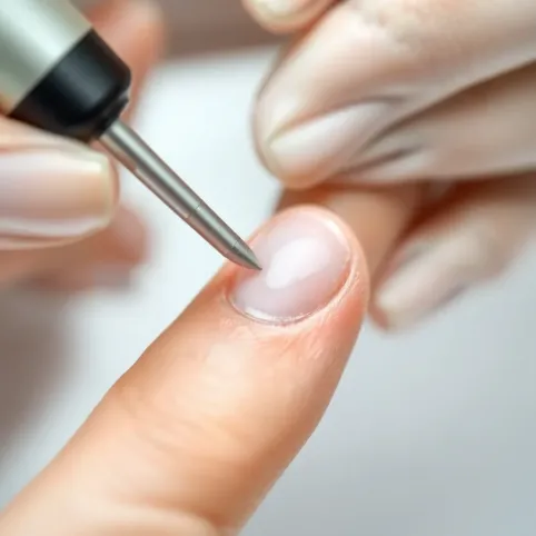 Jak zmatowić płytkę paznokcia Frezarka