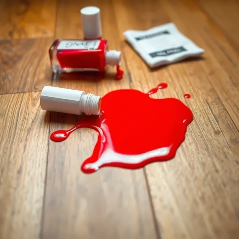 Jak zmyć lakier do paznokci z podłogi